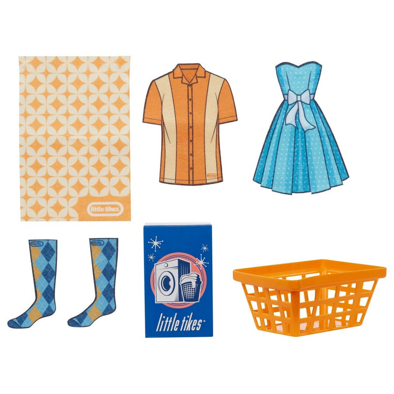 Little Tikes Retro '50s Inspired Washer Dryer Laundry Washing Machine