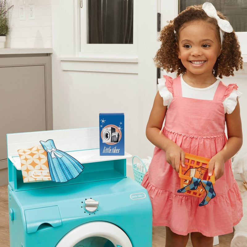 Little Tikes Retro '50s Inspired Washer Dryer Laundry Washing Machine