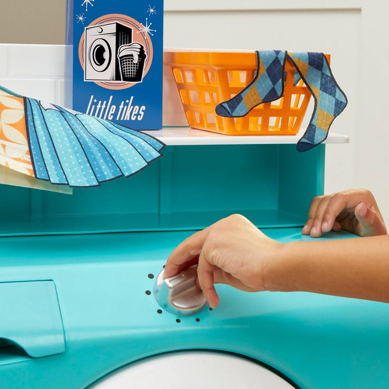 Little Tikes Retro '50s Inspired Washer Dryer Laundry Washing Machine