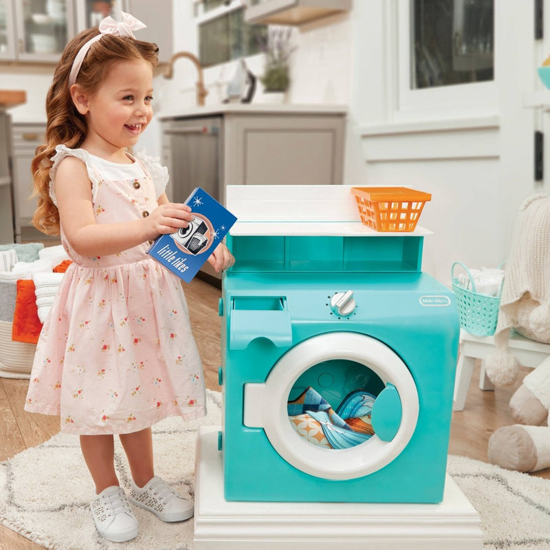 Little Tikes Retro '50s Inspired Washer Dryer Laundry Washing Machine