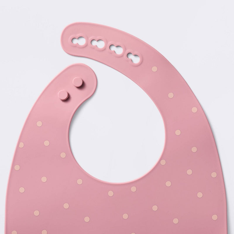 Silicone Bibs - 2pk - Flowers/Dots - Cloud Island