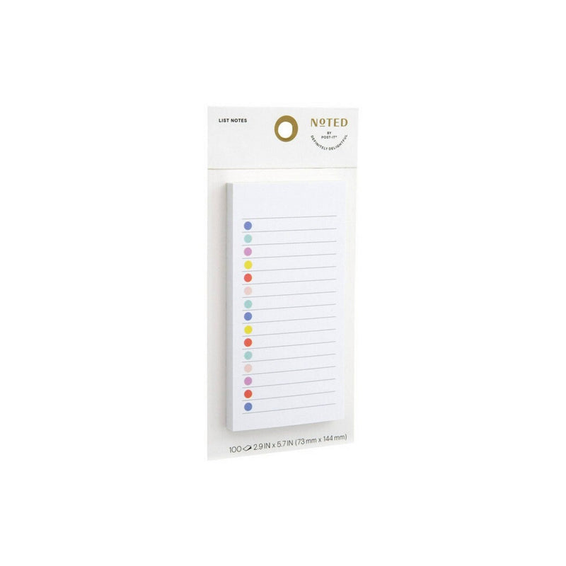 Post-it Noted List Notes Check-Off Bubbles
