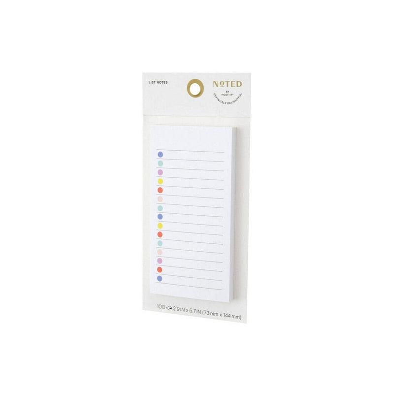 Post-it Noted List Notes Check-Off Bubbles