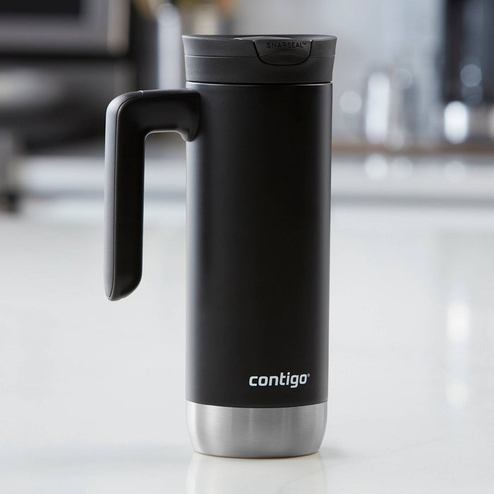 Contigo 20 oz. Superior 2.0 SnapSeal Stainless Steel Travel Mug with Handle