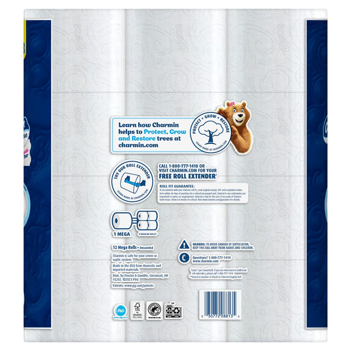Charmin Ultra Soft Toilet Paper - 12 Mega Rolls