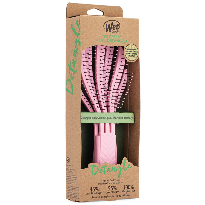 Wet Brush Go Green Curly Detangling Hair Brush - Pink