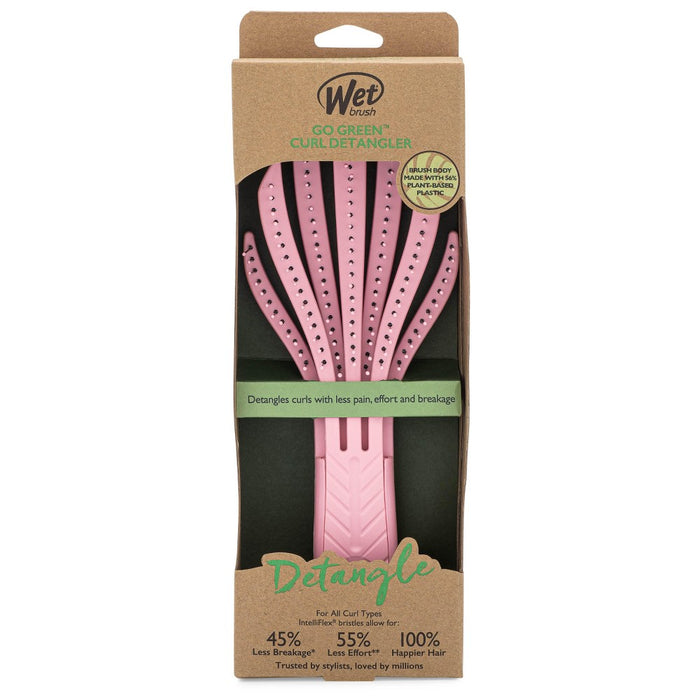 Wet Brush Go Green Curly Detangling Hair Brush - Pink