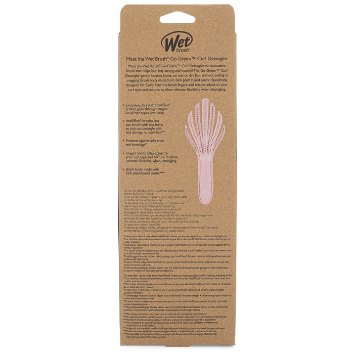 Wet Brush Go Green Curly Detangling Hair Brush - Pink