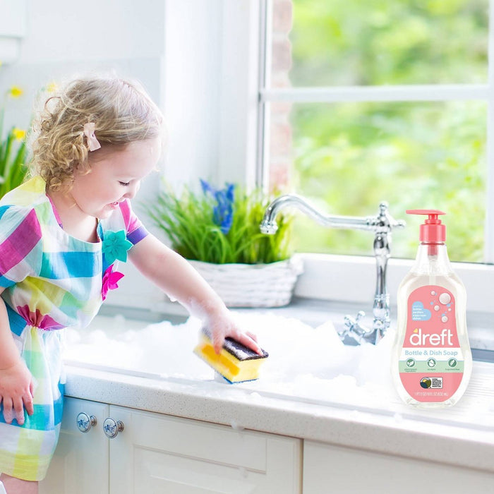 Dreft Bottle & Dish Soap Cleaner - 18 fl oz