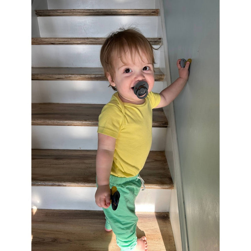 Bibs Colour Latex Pacifier - 0-6m - Size 1 - 2pk - Iron/Sand