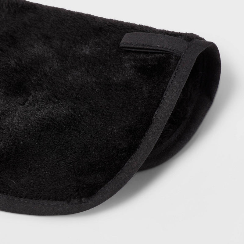 2pk Makeup Washcloths Dark Gray - Room Essentials
