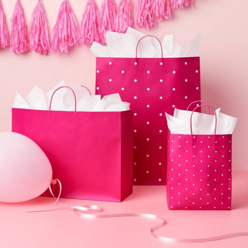 Small Dot Print Bag Pink - Spritz