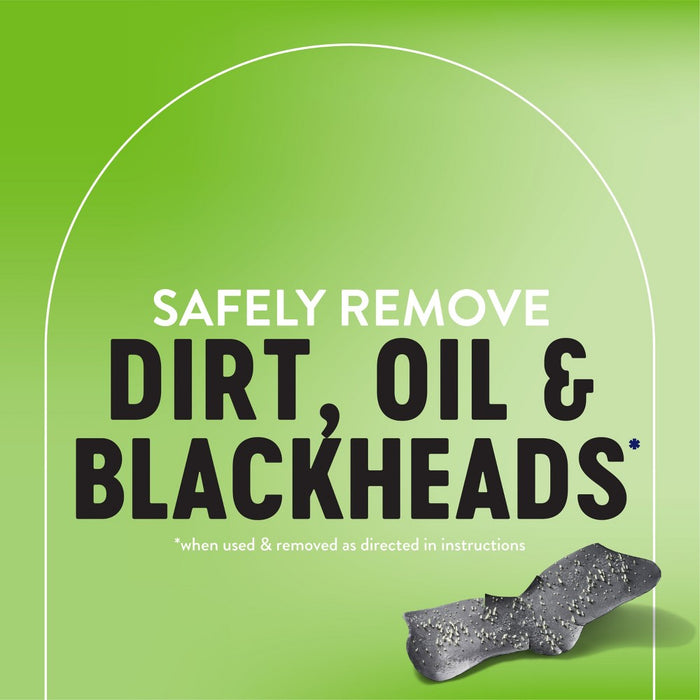 Biore Men'S Charcoal Deep Cleansing Pore Strips, Charcoal Blackhead Remover Pore Strips, Nose Strips - 6ct