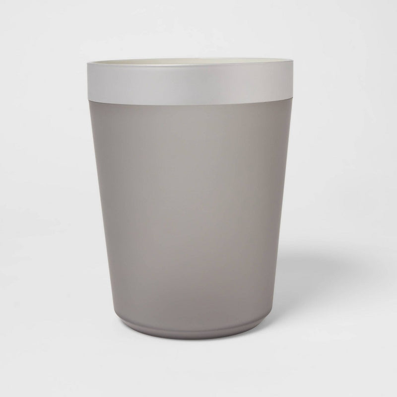 Wastebasket Gray - Room Essentials