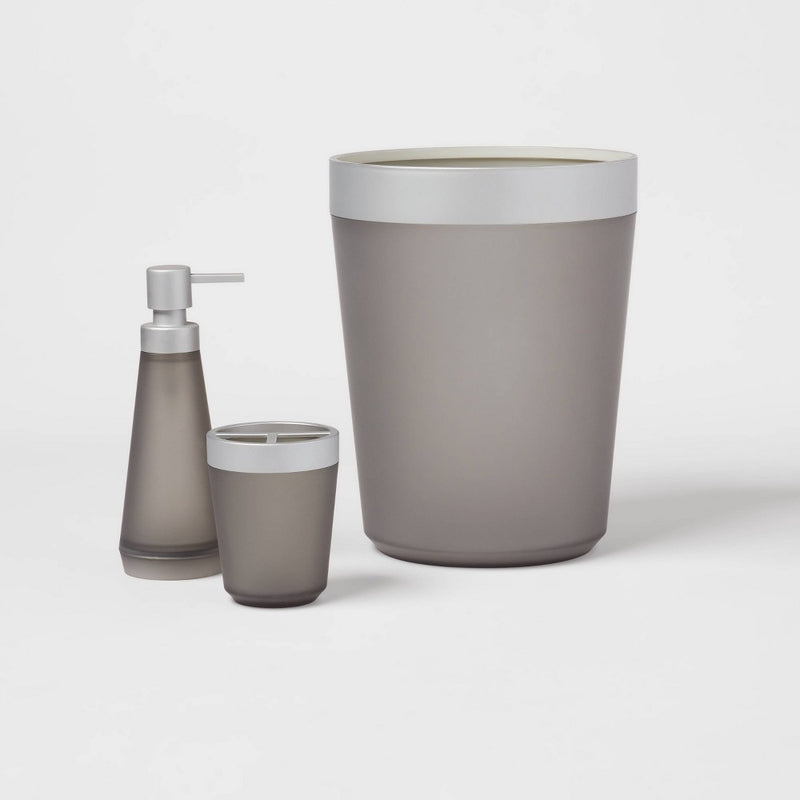 Wastebasket Gray - Room Essentials