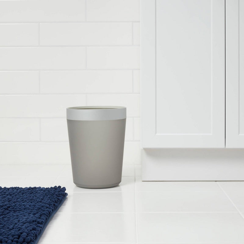 Wastebasket Gray - Room Essentials