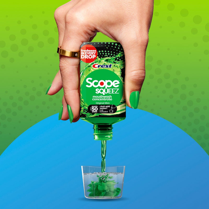 Scope Squeez Mouthwash Concentrate - Original Mint - 1.69 fl oz