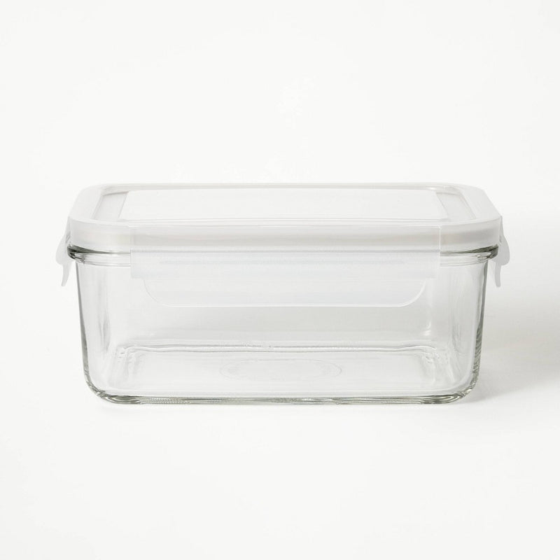4.33 Cup Glass Food Storage Container Clear - Figmint