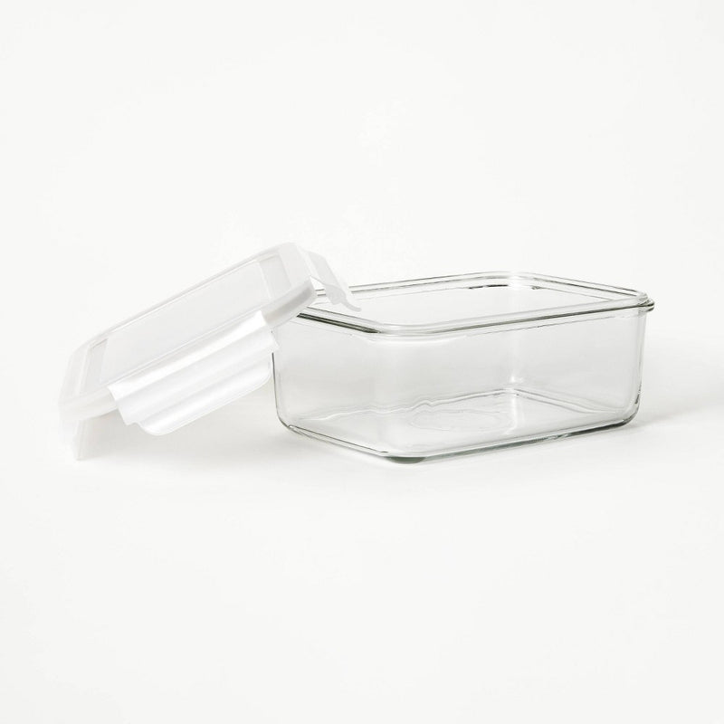 4.33 Cup Glass Food Storage Container Clear - Figmint