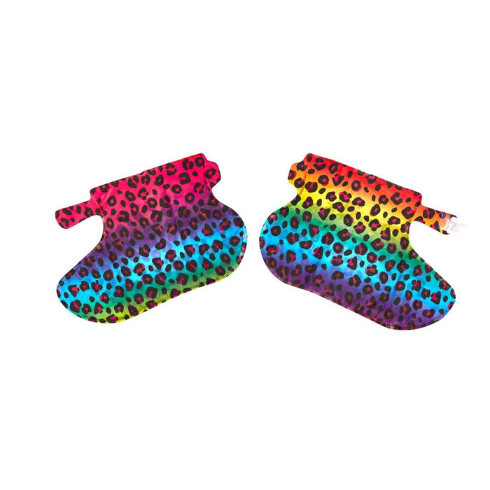 Holler and Glow Purrfect Pedi Foot Mask - Rainbow - 1.35 fl oz