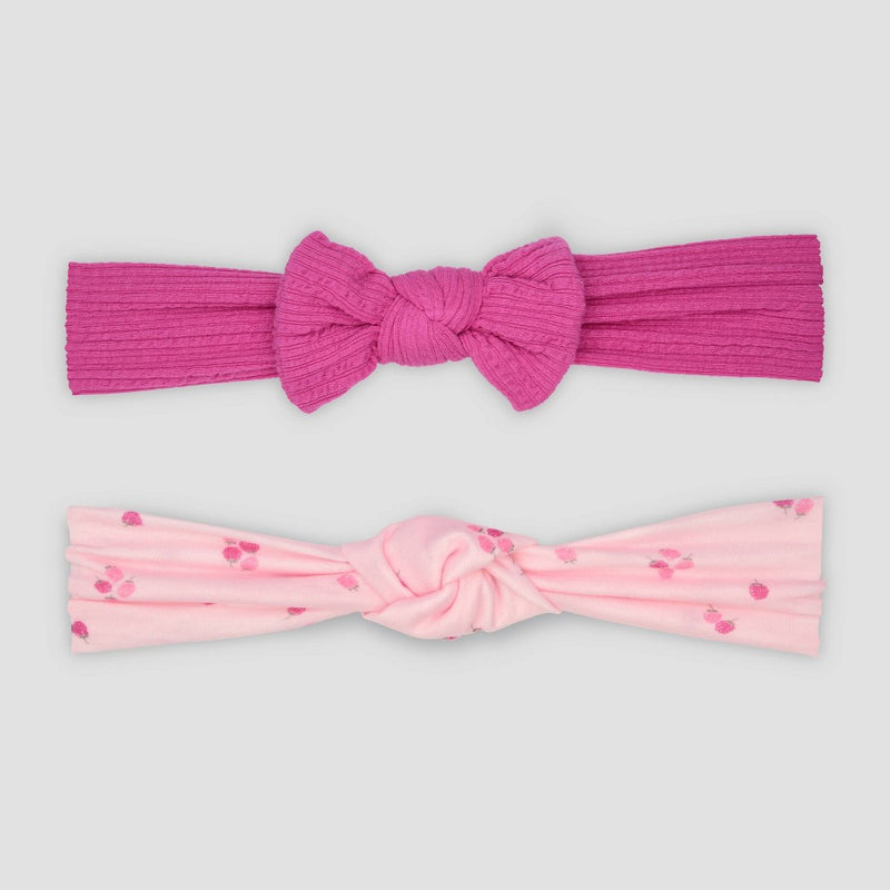 Carter's Just One You 6pk Baby Girls' Nylon Bow Headwrap - 3-6M