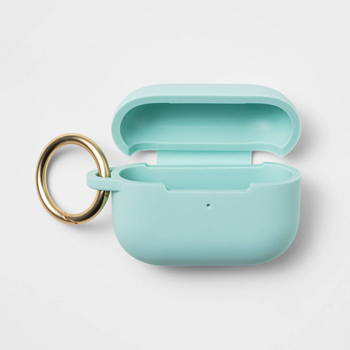 Apple AirPods Pro Silicone Case with Clip - heyday Spring Teal