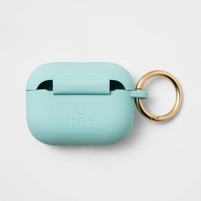 Apple AirPods Pro Silicone Case with Clip - heyday Spring Teal