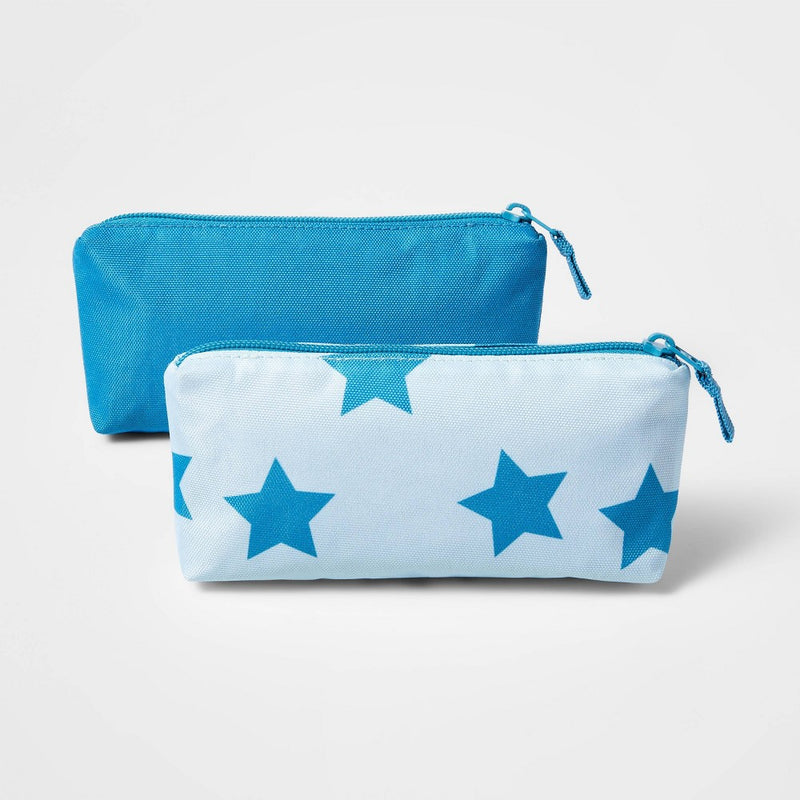 2pk Reusable Snack Bag Star/Blue - Cat & Jack