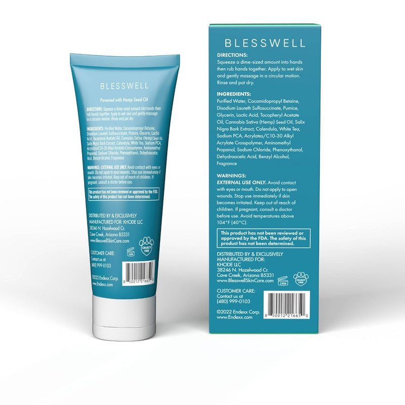 Blesswell Facial Cleansing Scrub - 3 fl oz