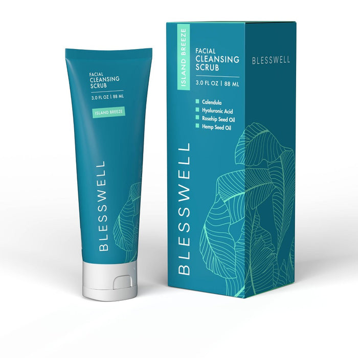 Blesswell Facial Cleansing Scrub - 3 fl oz