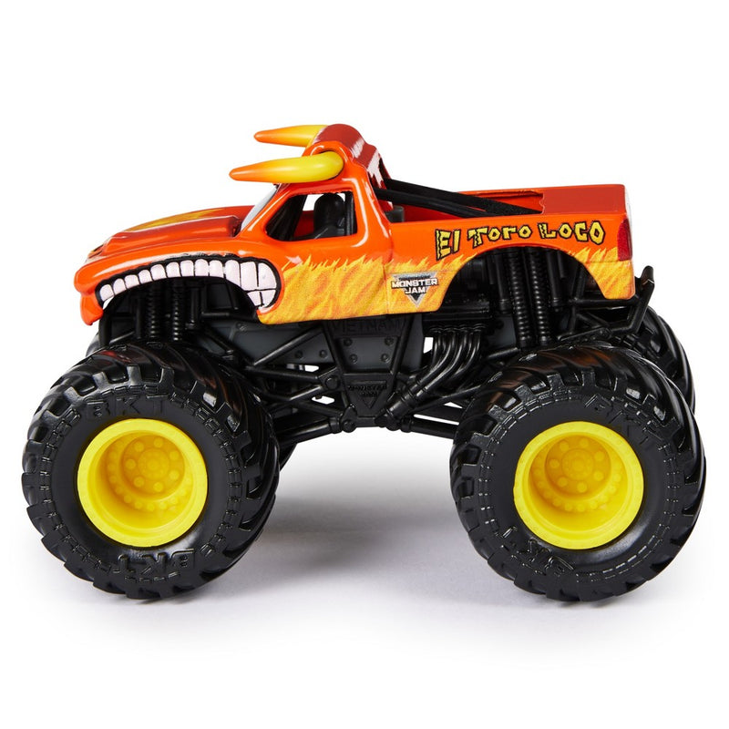 Monster Jam 1:64 Scale - 2pk EL TORO LOCO VS MONSTER MUTT