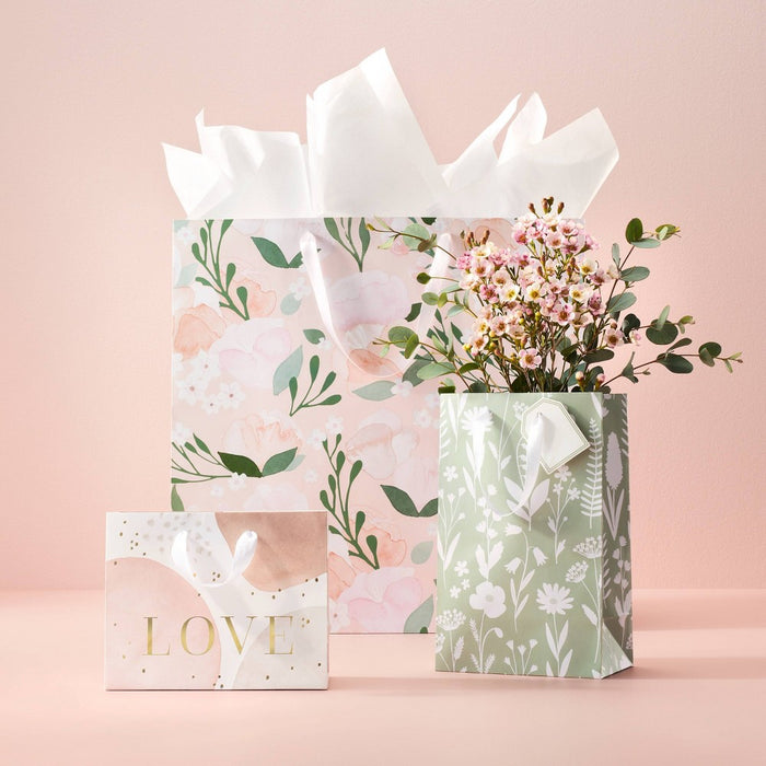 Love Shapes X-Small Wedding Gift Bag - Spritz