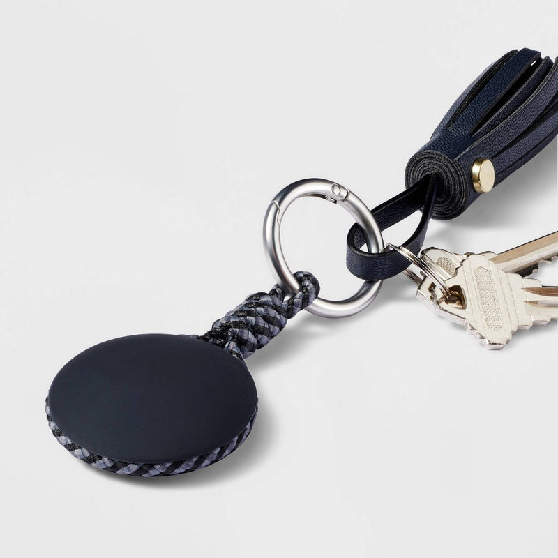 Apple AirTag Silicone/Rope Keychain - heyday Black