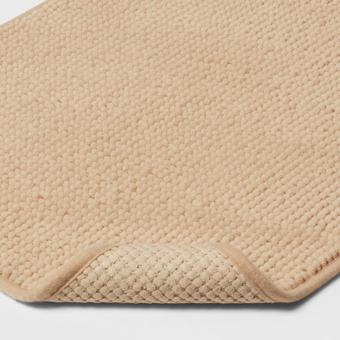 17"x24" Everyday Chenille Bath Rug Tan - Room Essentials