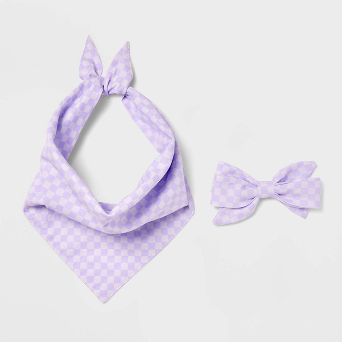 Dog Bowtie - Purple - Boots & Barkley