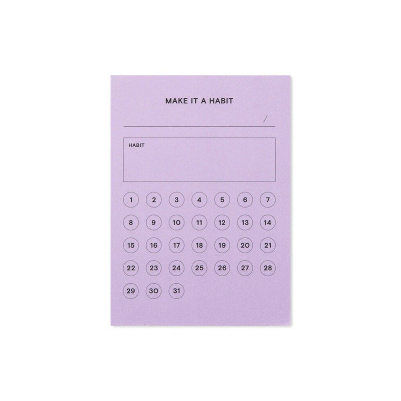 Post-it Habit Mini List Notes 4"x2.9" - Purple