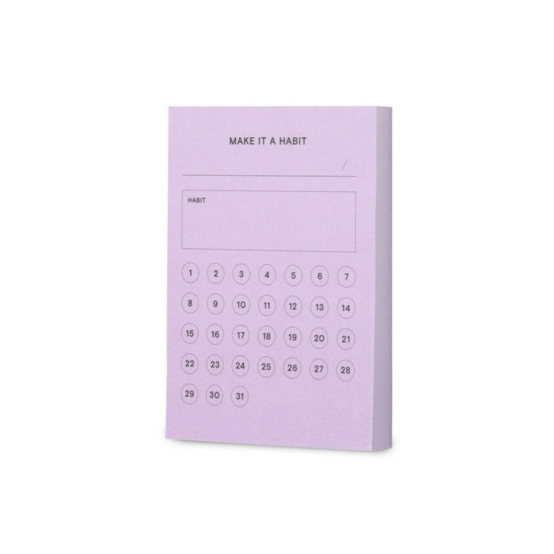 Post-it Habit Mini List Notes 4"x2.9" - Purple