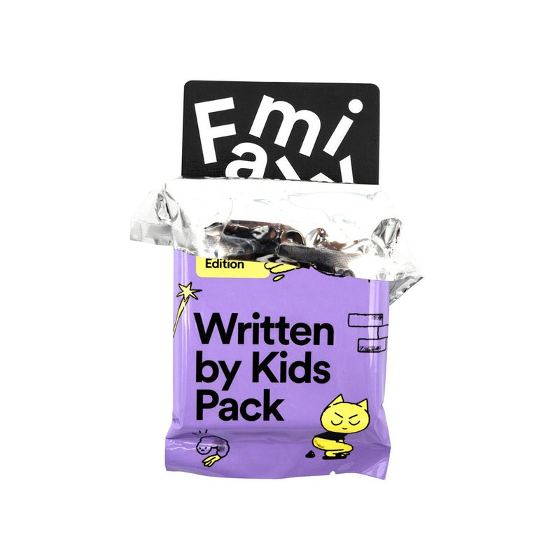 Cards Against Humanity Family Edition: Written by Kids Pack • Mini Expansion for the Game