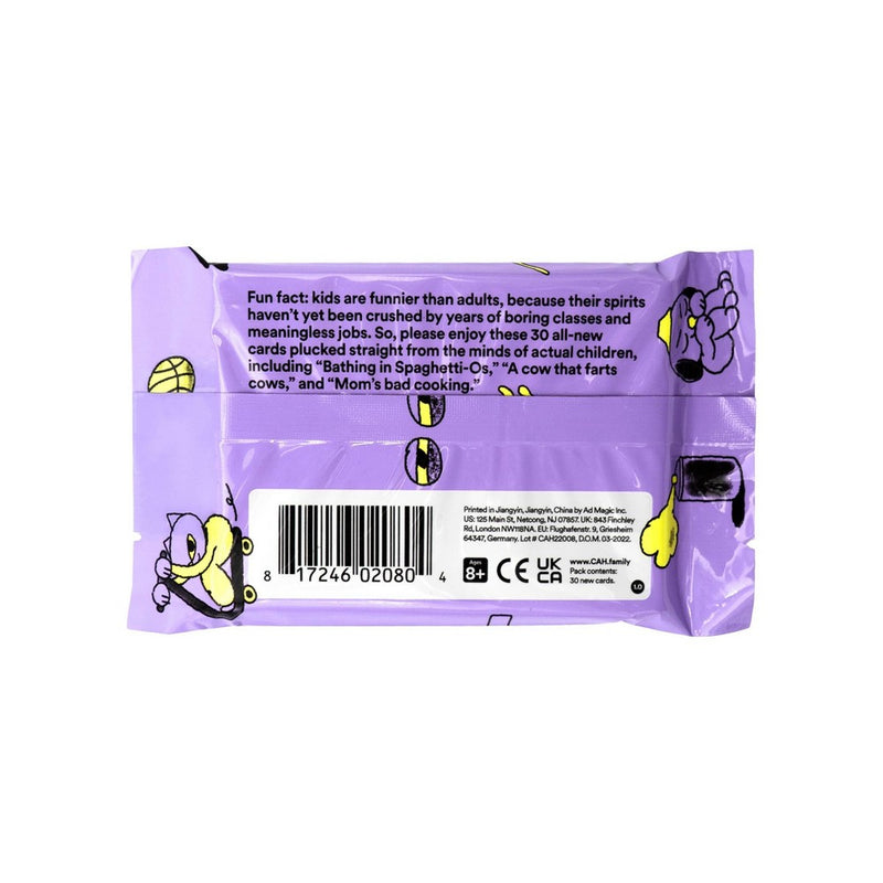 Cards Against Humanity Family Edition: Written by Kids Pack • Mini Expansion for the Game