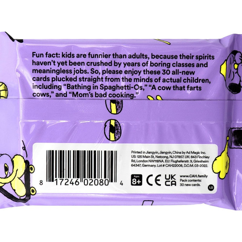 Cards Against Humanity Family Edition: Written by Kids Pack • Mini Expansion for the Game