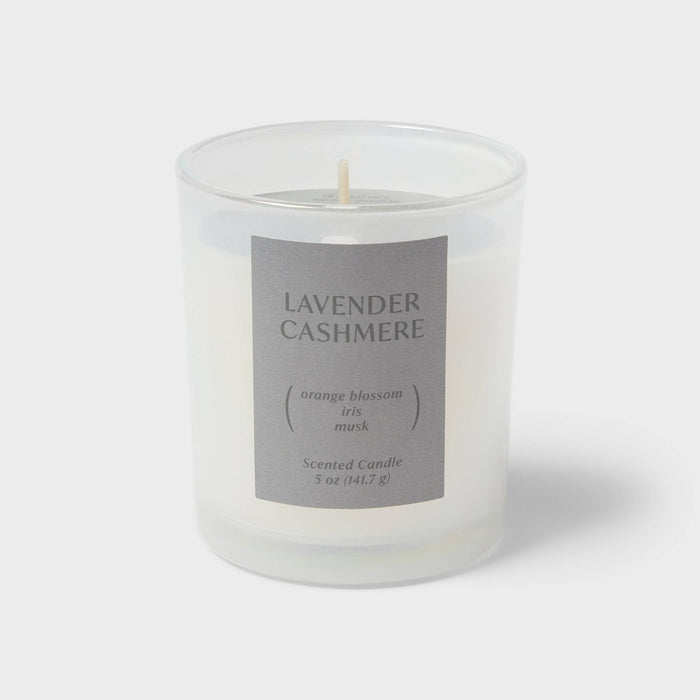 5oz Glass Jar Candle Lavender Cashmere - Threshold