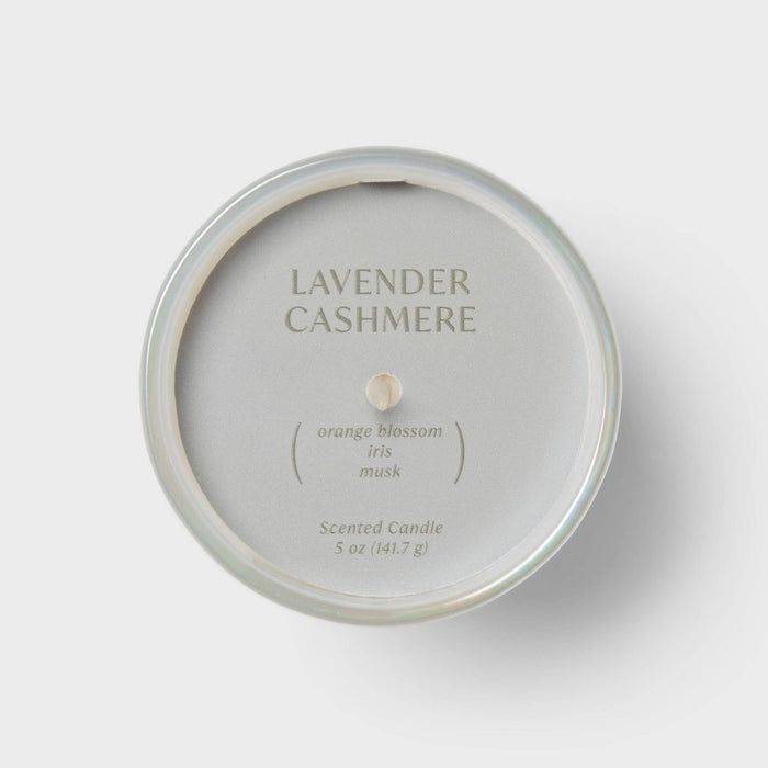 5oz Glass Jar Candle Lavender Cashmere - Threshold