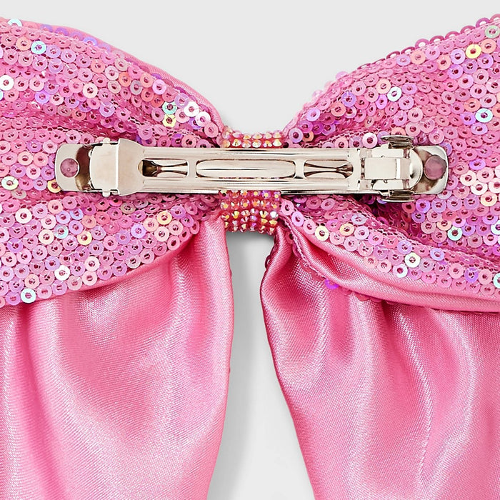 Girls' Sequin Bow Barrette - Cat & Jack Pink