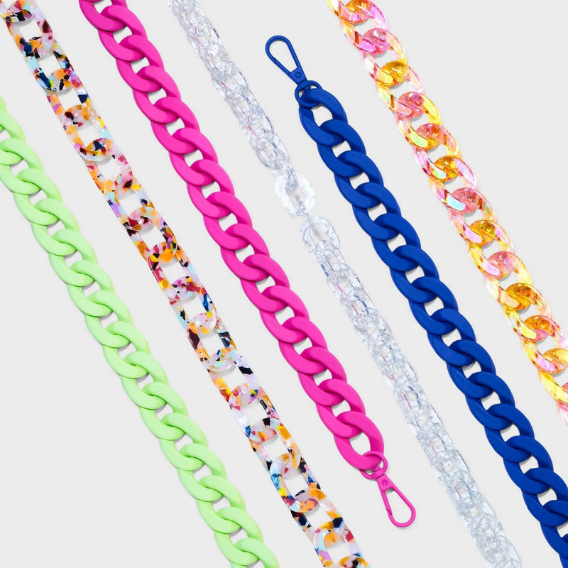Chain Shoulder Handbag Strap - A New Day Iridescent Pink