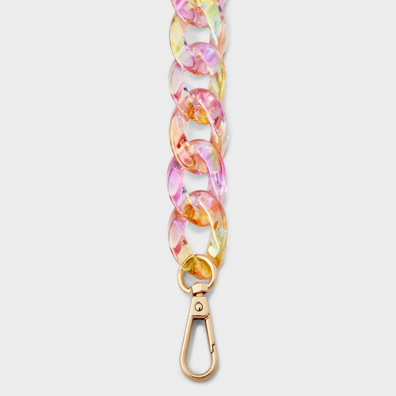 Chain Shoulder Handbag Strap - A New Day Iridescent Pink