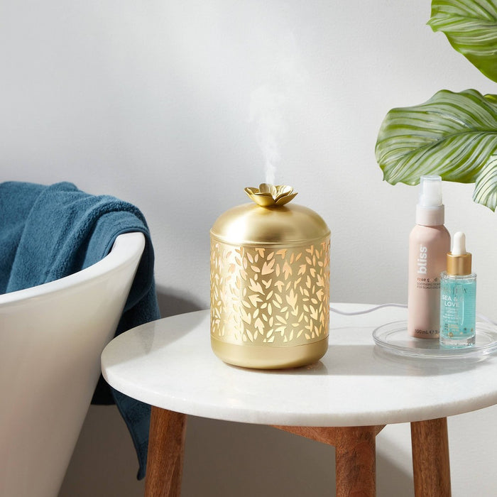 Gold Metal Flower Cutout 200ml Medium Diffuser - Threshold