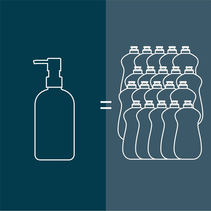 Grove Co. Dish Soap Glass Dispenser with White Silicone Sleeve