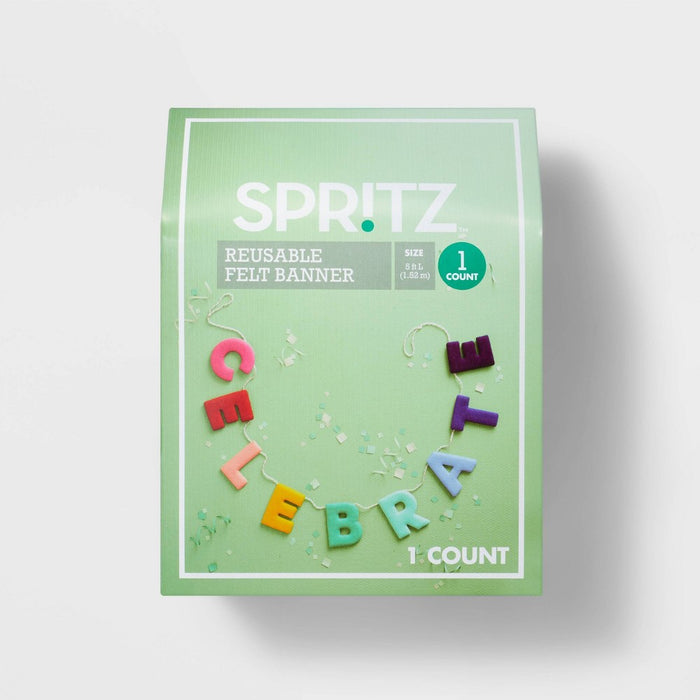 3D Felt Garland "Celebrate" - Spritz