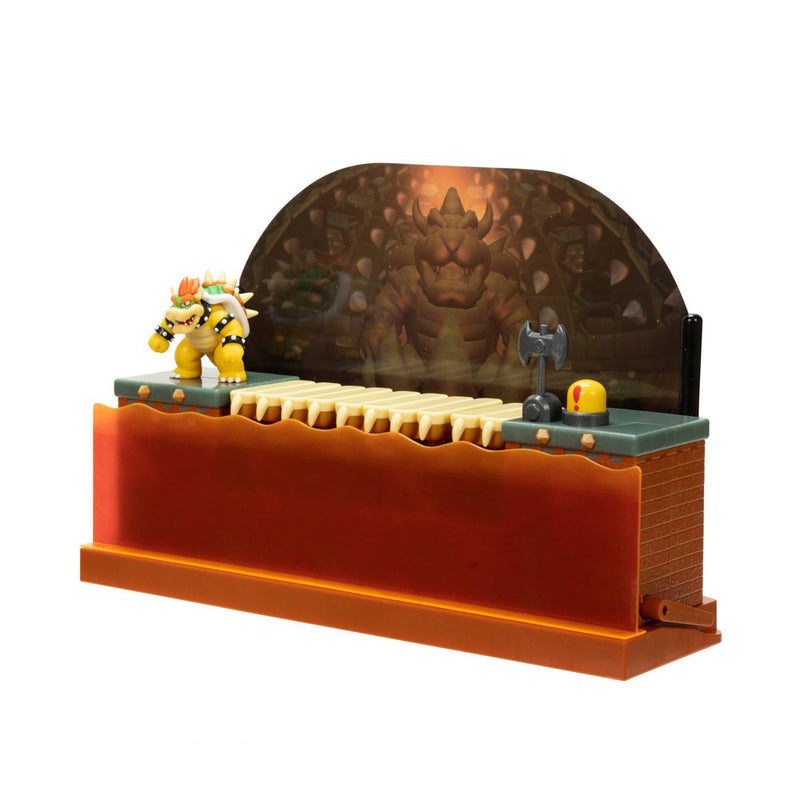 Nintendo Super Mario Deluxe Bowser Battle Action Figure Playset