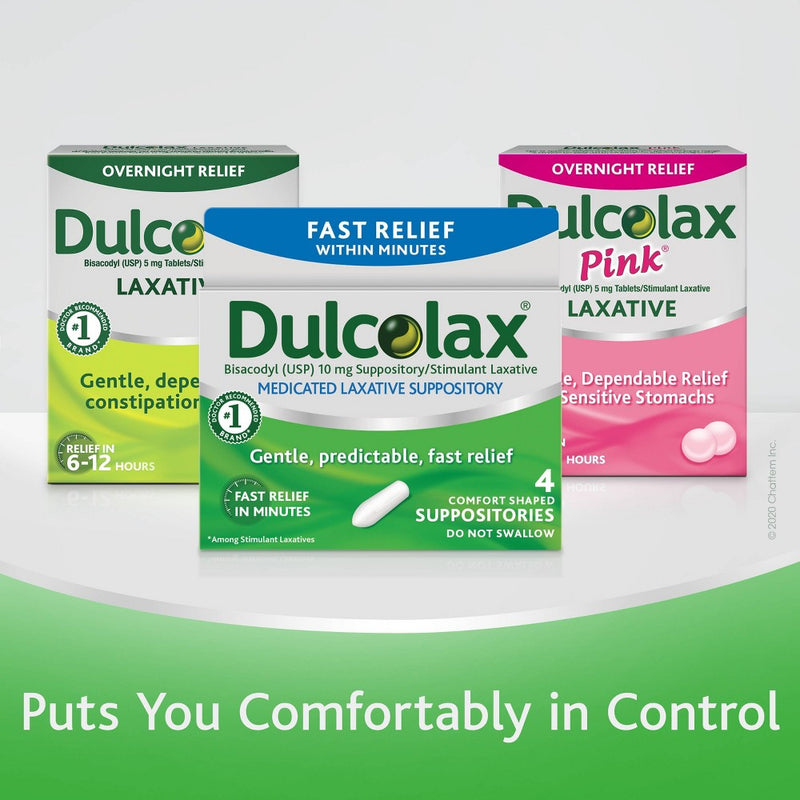 Dulcolax Gentle and Predictable Fast Relief Laxative Suppositories - 8ct